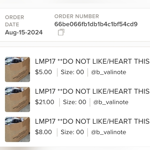 Just for b_valinote $34 - Picture 1 of 1